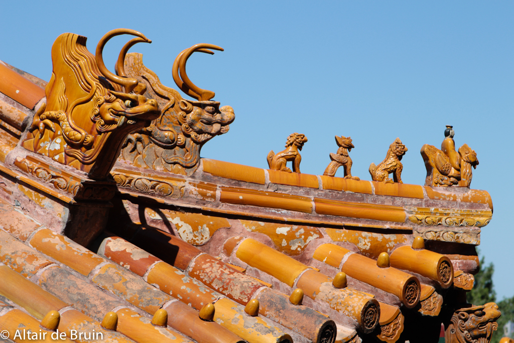 Roof in Summer Palace, Beijing